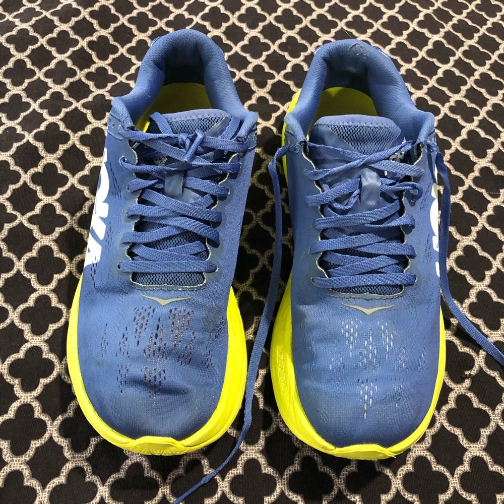 Hoka One One Shoes Carbon X Womens Size 9 Blue Profly X 1102887 J4